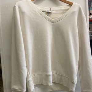 A new day cream v neck sweater